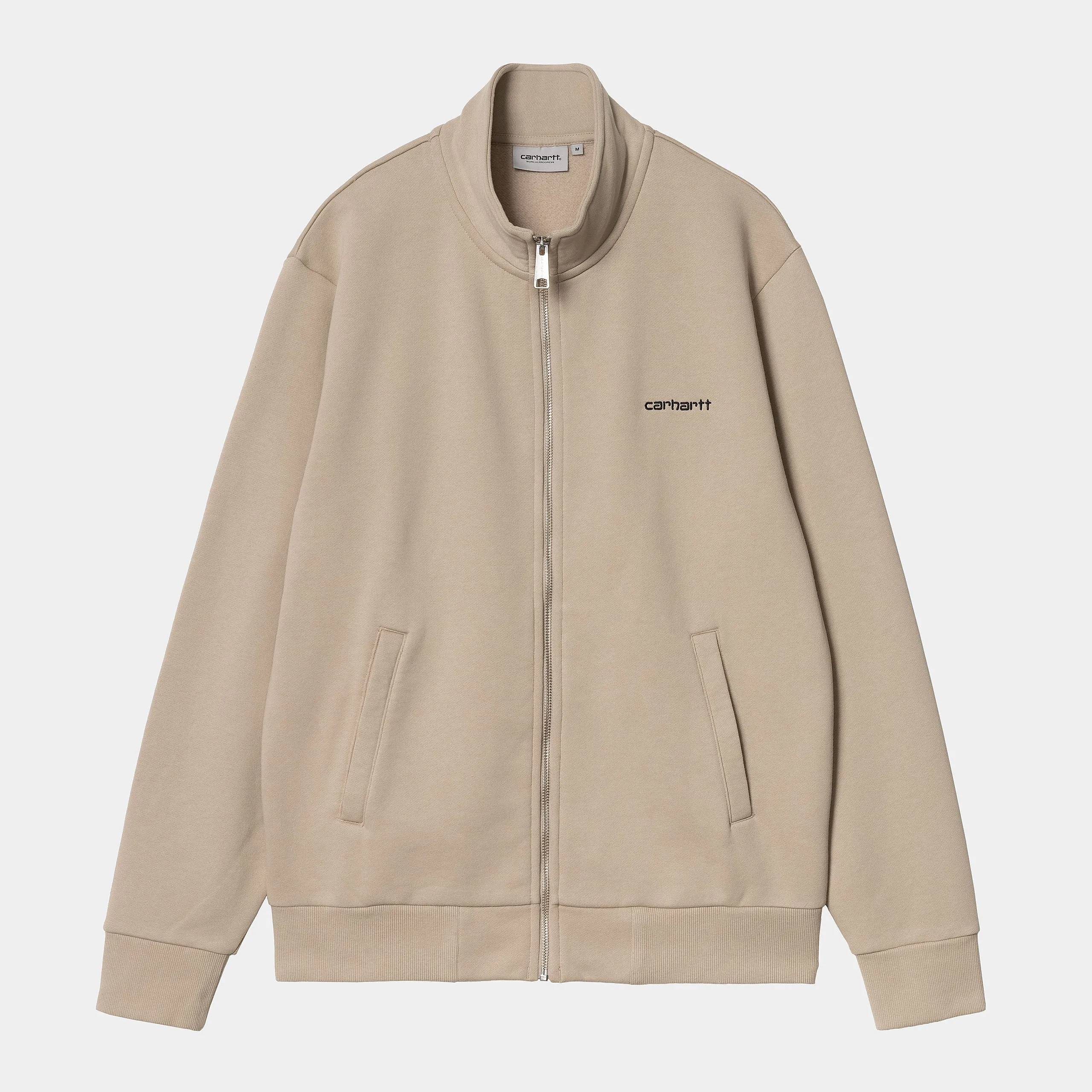 Carhartt WIP Mens Script Embroidery Zip Front Jacket - Wall sold by The Foot Factory