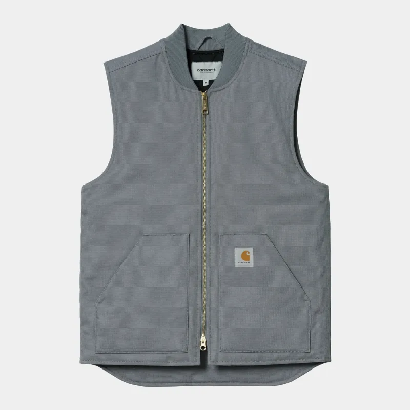Carhartt WIP Mens Vest - Dove Grey sold by The Foot Factory
