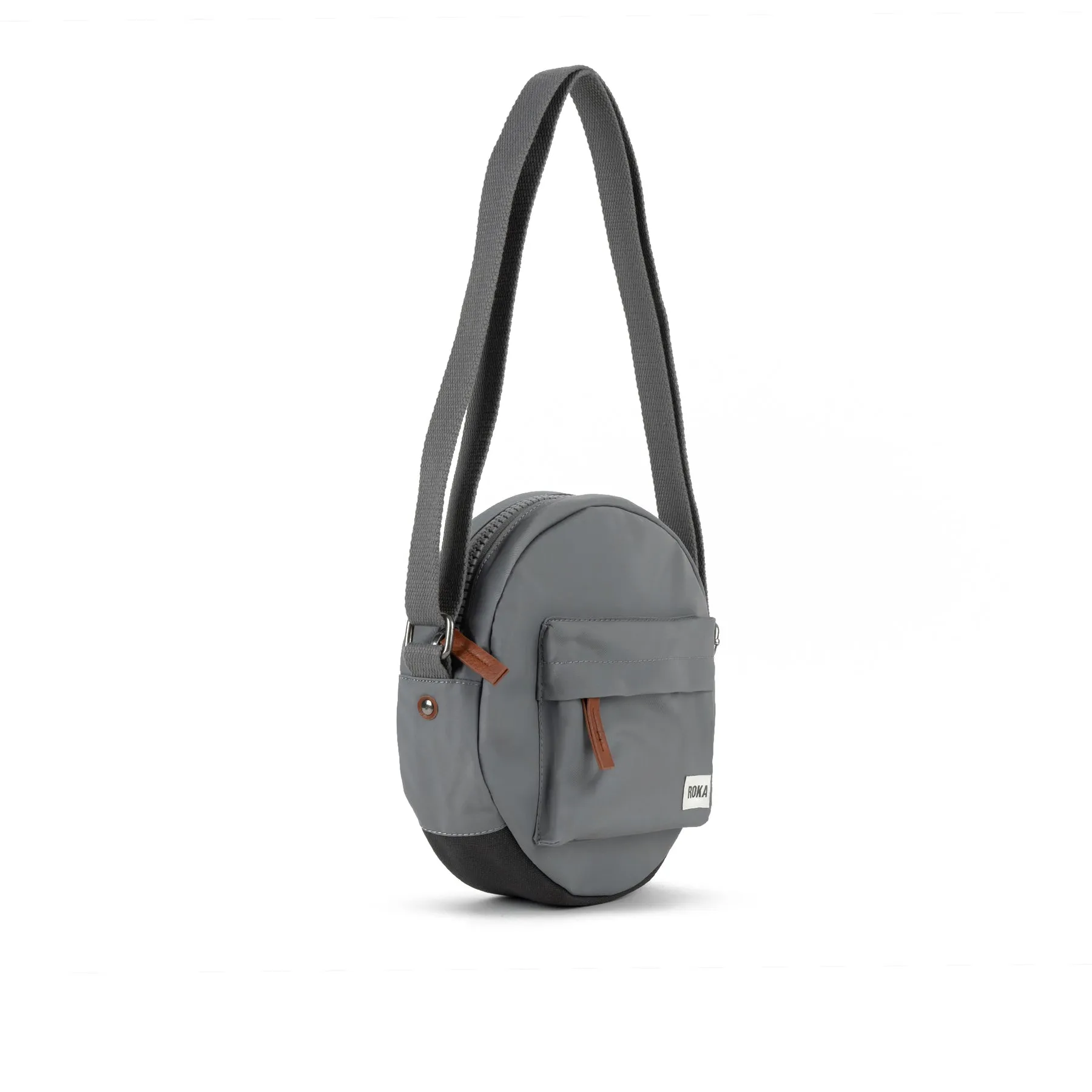 ROKA Paddington B Small Recycled Nylon Bag - Stormy sold by The Foot Factory product image thumbnail 2