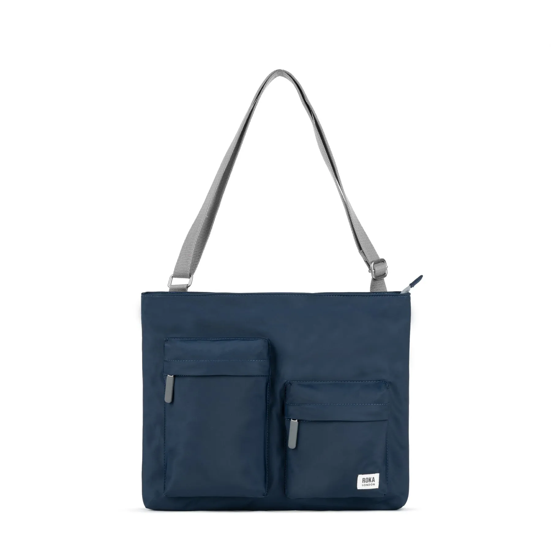 ROKA Moorgate M Medium Recycled Nylon Bag - Midnight sold by The Foot Factory