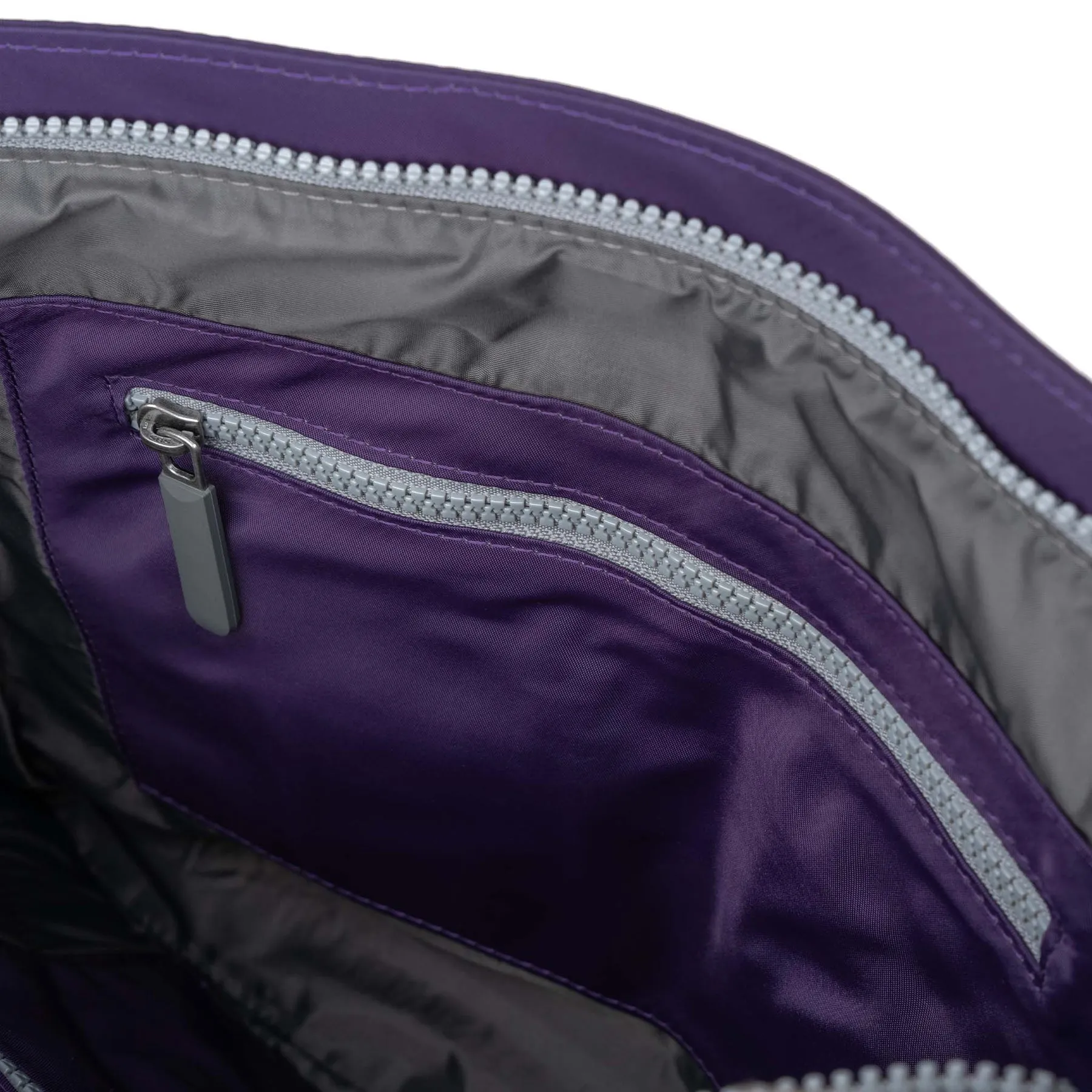 ROKA Moorgate M Medium Recycled Nylon Bag - Majestic Purple sold by The Foot Factory product image thumbnail 5