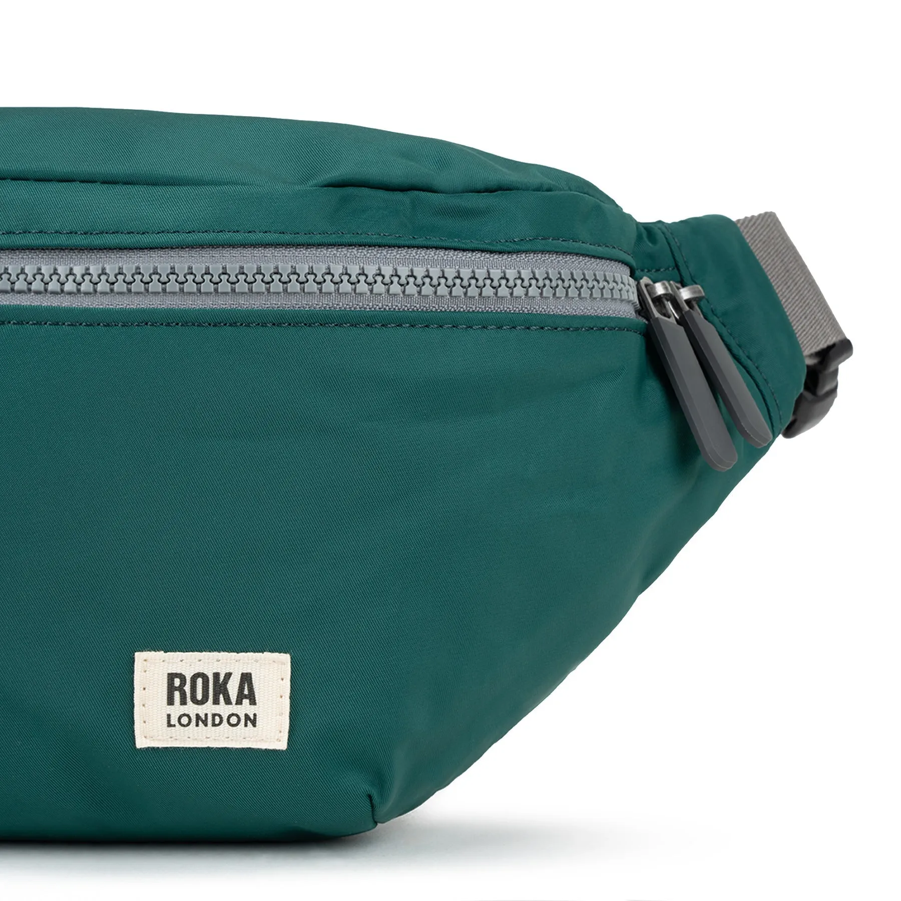 ROKA Jubilee Medium Recycled Nylon Bag - Teal sold by The Foot Factory product image thumbnail 4