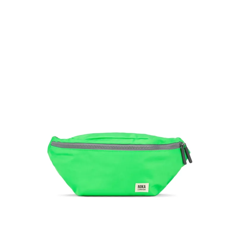 ROKA Jubilee Medium Recycled Nylon Bag - Shamrock sold by The Foot Factory