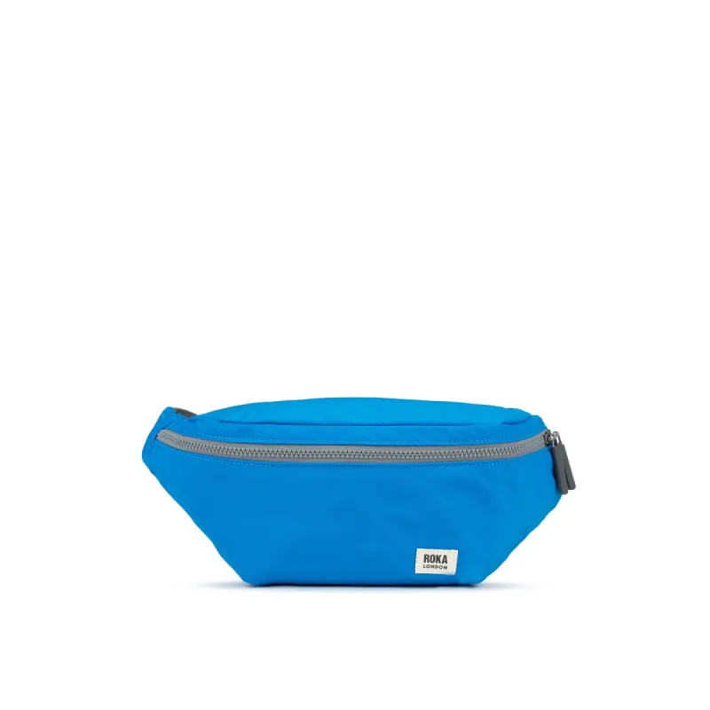 ROKA Jubilee Medium Recycled Nylon Bag - Neon Blue sold by The Foot Factory