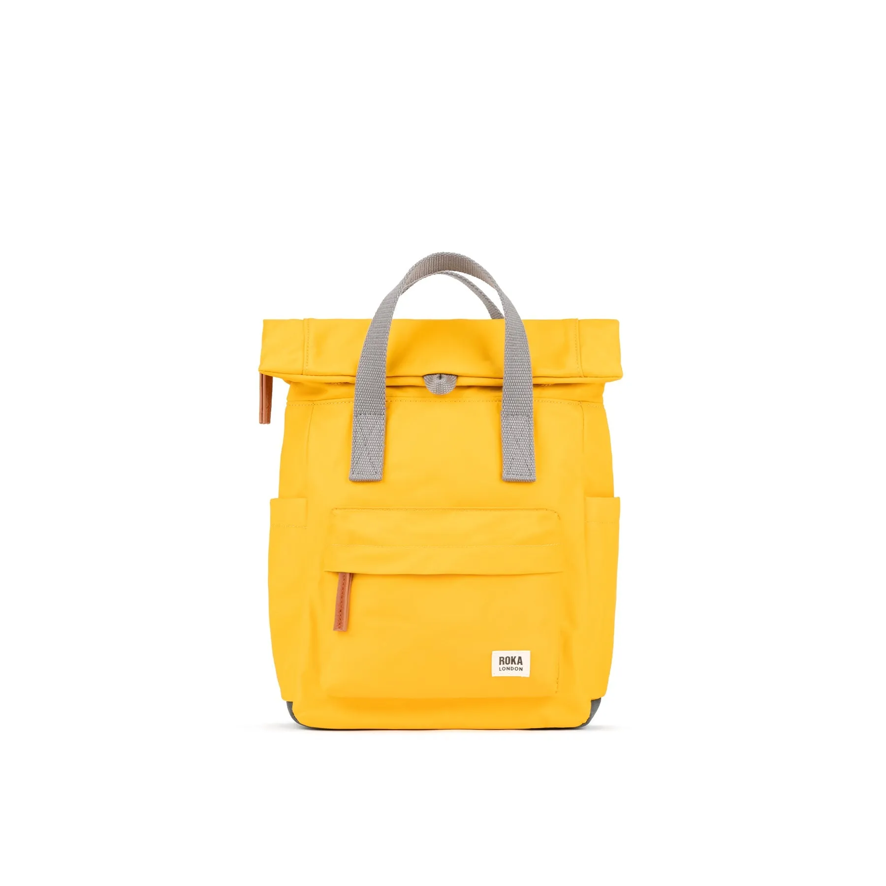 ROKA Canfield B Saffron Small Recycled Nylon Bag sold by The Foot Factory