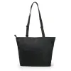 ROKA All Black Trafalgar B Purple Recycled Nylon Bag sold by The Foot Factory