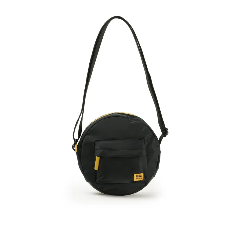 ROKA All Black Paddington B Corn Small Recycled Nylon Bag sold by The Foot Factory