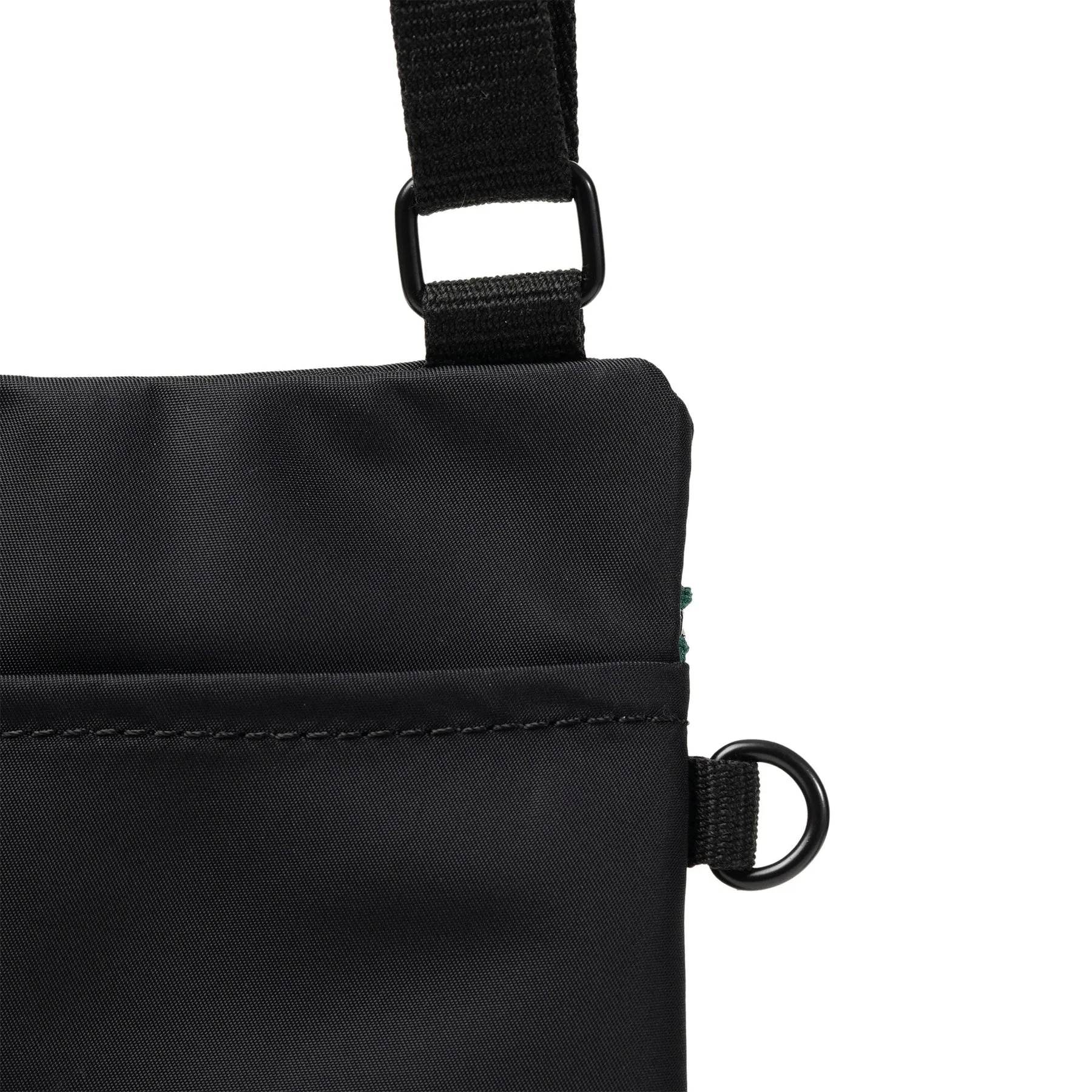 ROKA All Black Chelsea Teal Recycled Nylon Bag sold by The Foot Factory product image thumbnail 4