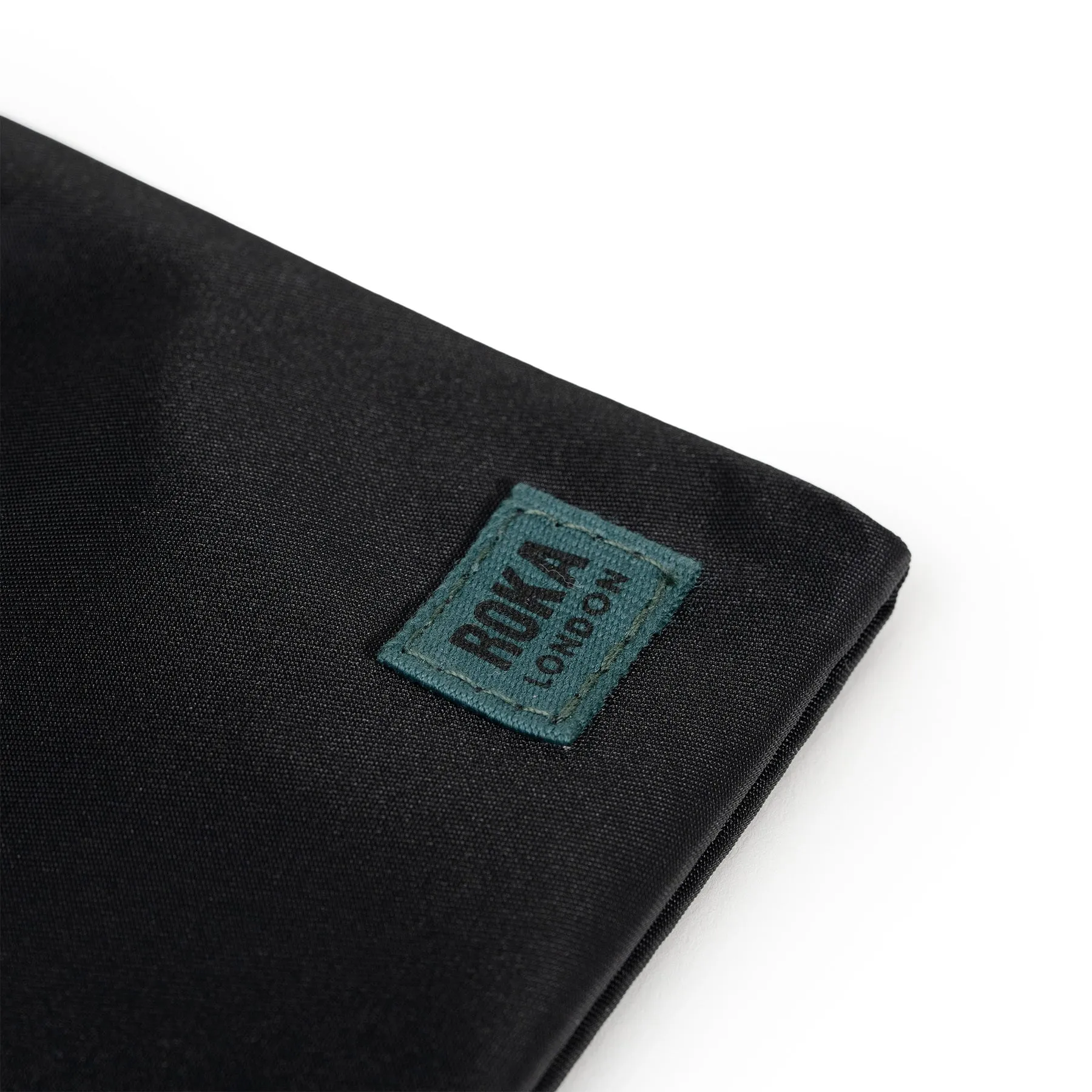 ROKA All Black Chelsea Teal Recycled Nylon Bag sold by The Foot Factory product image thumbnail 5