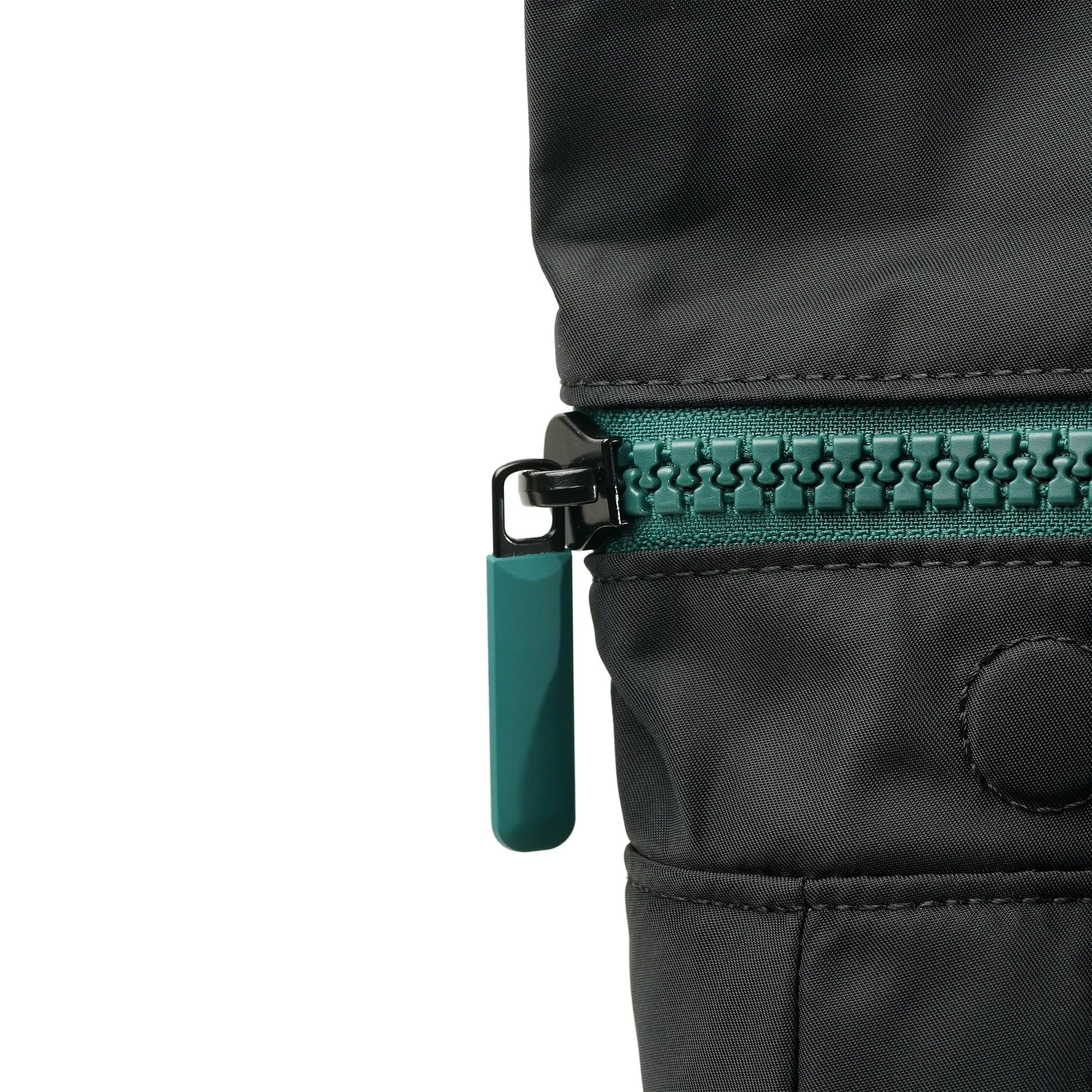 ROKA All Black Canfield B Teal Small Recycled Nylon Bag sold by The Foot Factory product image thumbnail 4