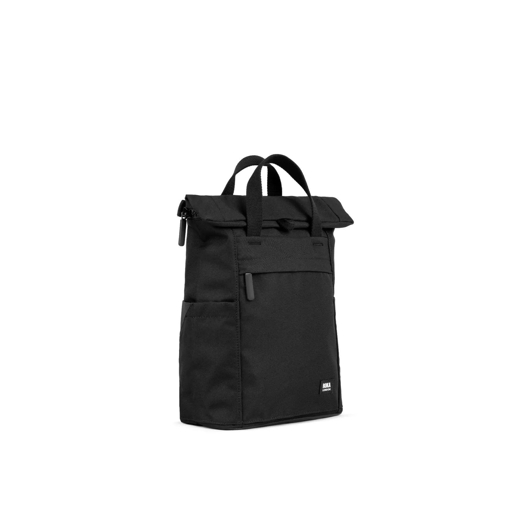 ROKA All Black Finchley A Ash Small Recycled Canvas Bag sold by The Foot Factory product image thumbnail 2