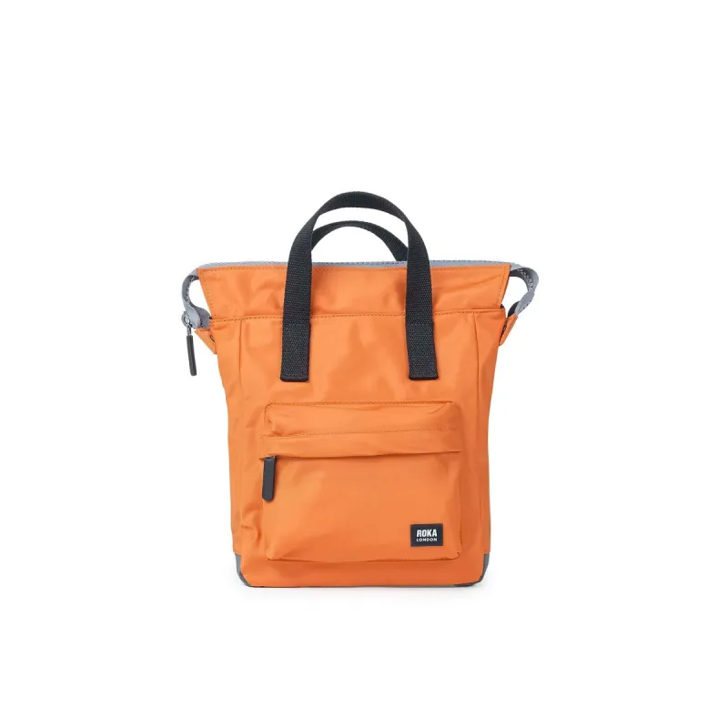 ROKA Black Label Bantry B Burnt Orange Small Recycled Nylon Bag sold by The Foot Factory
