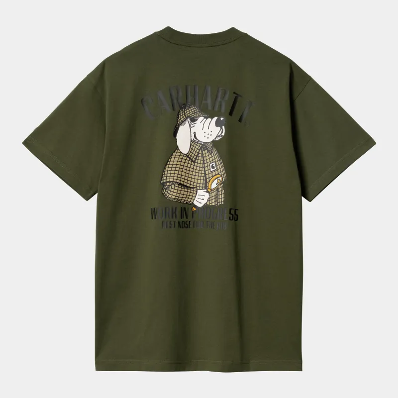 Carhartt WIP Mens Inspector T-Shirt - Tarragon sold by The Foot Factory