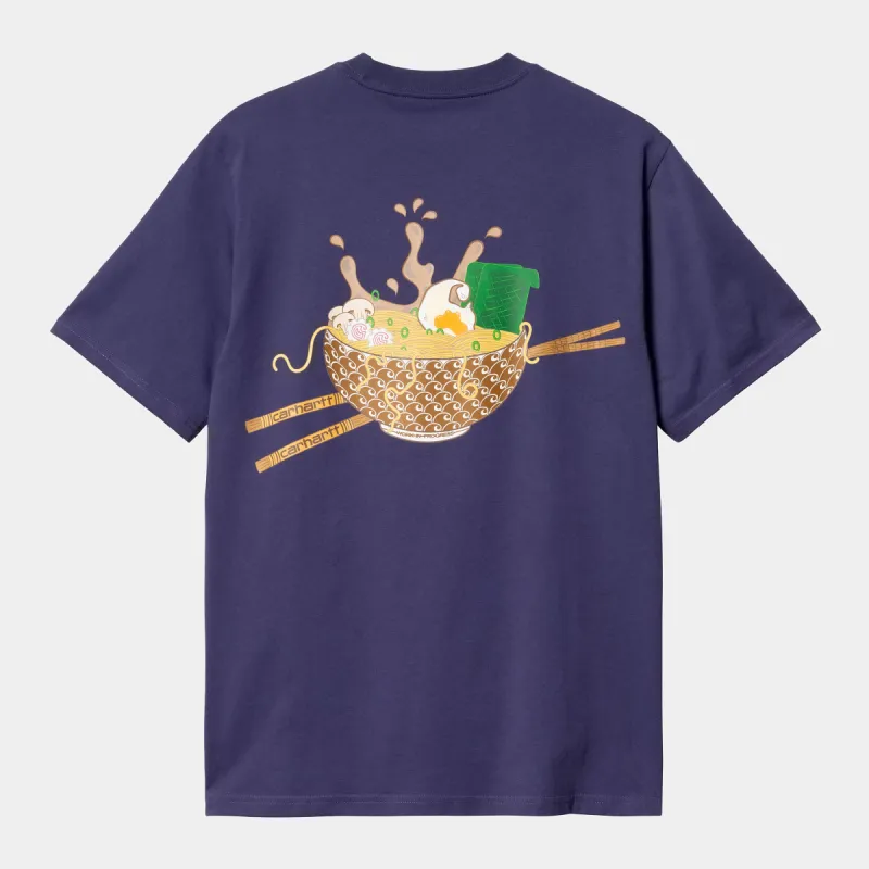 Carhartt WIP Mens Noodle Soup T-Shirt - Aura sold by The Foot Factory