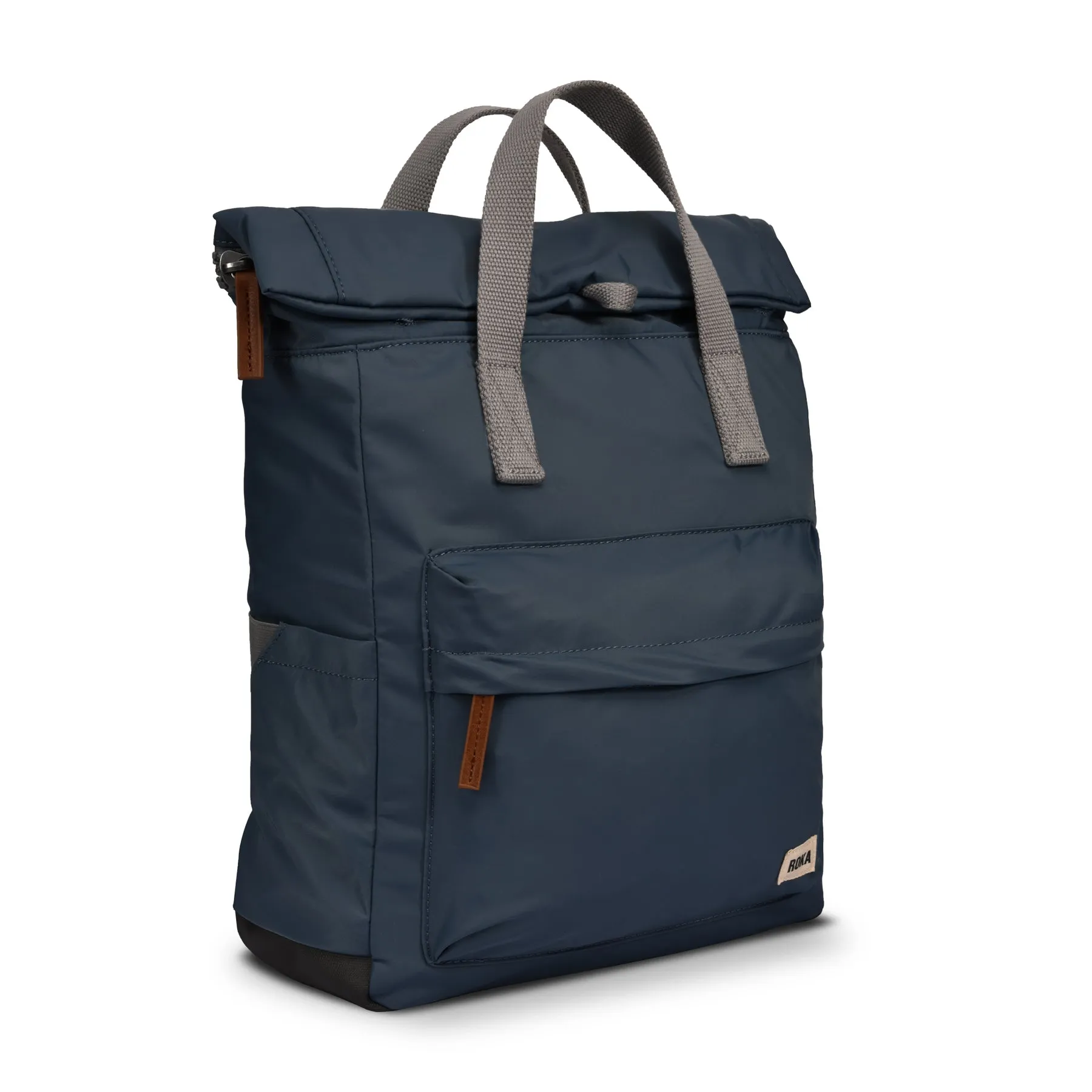 ROKA Canfield B Smoke Medium Recycled Nylon Bag sold by The Foot Factory product image thumbnail 2