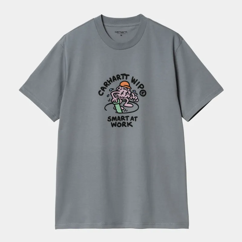 Carhartt WIP Mens Smart T-Shirt - Dove Grey sold by The Foot Factory