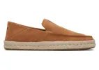 TOMS Mens Alonso Suede Rope Loafer - Tan sold by The Foot Factory
