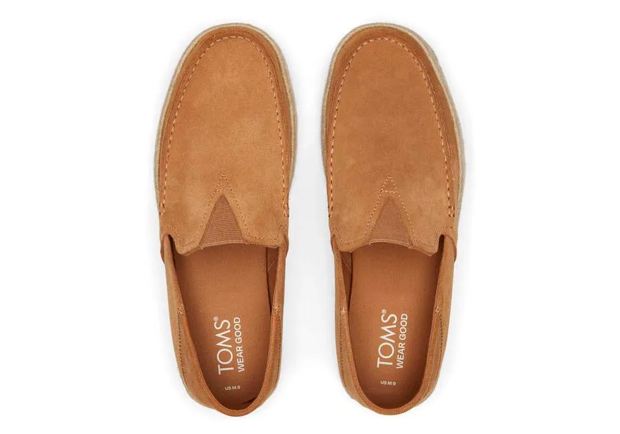 TOMS Mens Alonso Suede Rope Loafer - Tan sold by The Foot Factory product image thumbnail 5