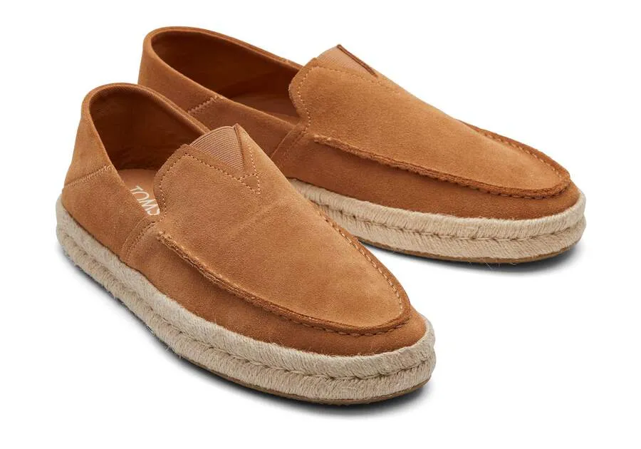 TOMS Mens Alonso Suede Rope Loafer - Tan sold by The Foot Factory product image thumbnail 2
