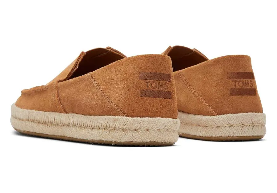 TOMS Mens Alonso Suede Rope Loafer - Tan sold by The Foot Factory product image thumbnail 3