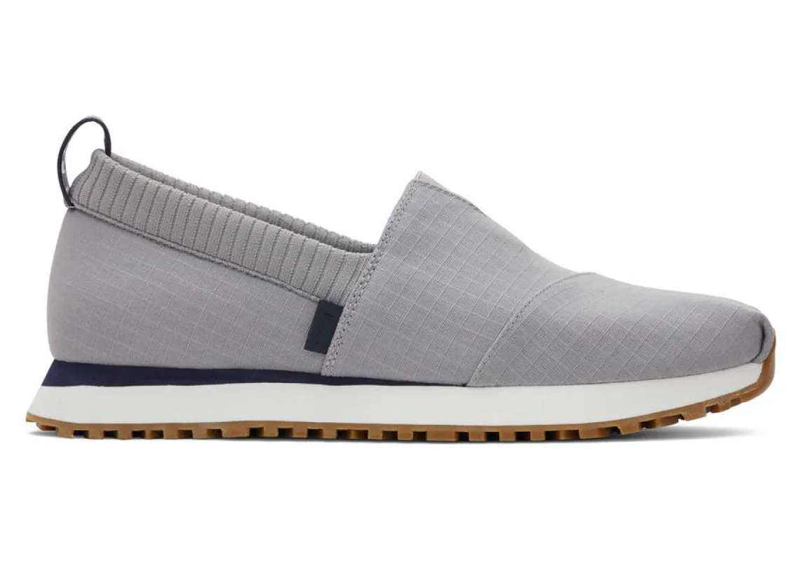 TOMS Mens Resident 2.0 Ripstop Trainers - Ultimate Grey sold by The Foot Factory
