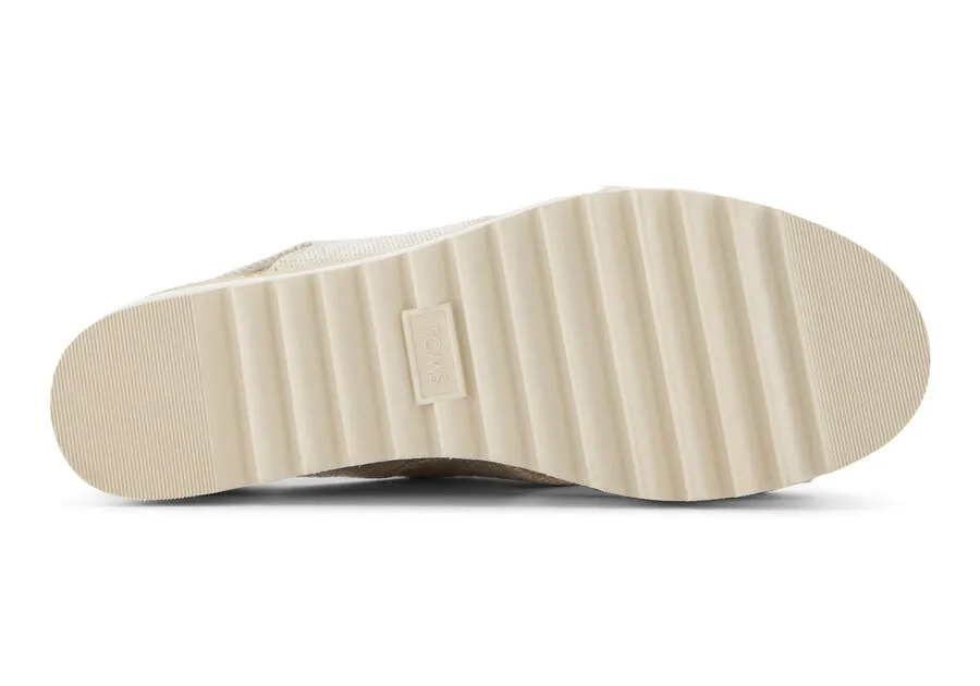 TOMS Womens Diana Crossover Wedge Sandal - Natural sold by The Foot Factory product image thumbnail 4