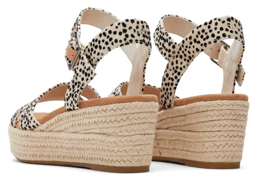 TOMS Womens Audrey Wedge Sandal - Cheetah sold by The Foot Factory product image thumbnail 3