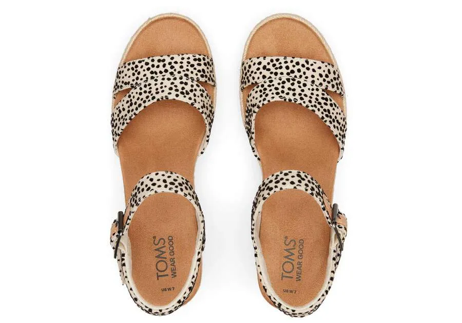 TOMS Womens Audrey Wedge Sandal - Cheetah sold by The Foot Factory product image thumbnail 5