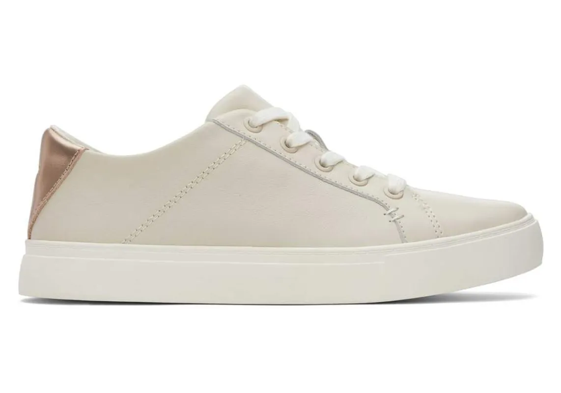 TOMS Womens Kameron Lace-Up Trainers - Fog / Metallic sold by The Foot Factory