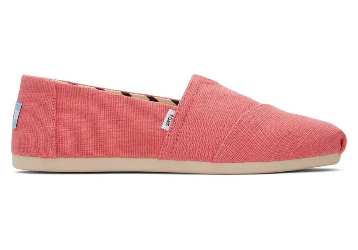 TOMS Womens Alpargata Vintage Heritage Espadrille - Shell Pink sold by The Foot Factory