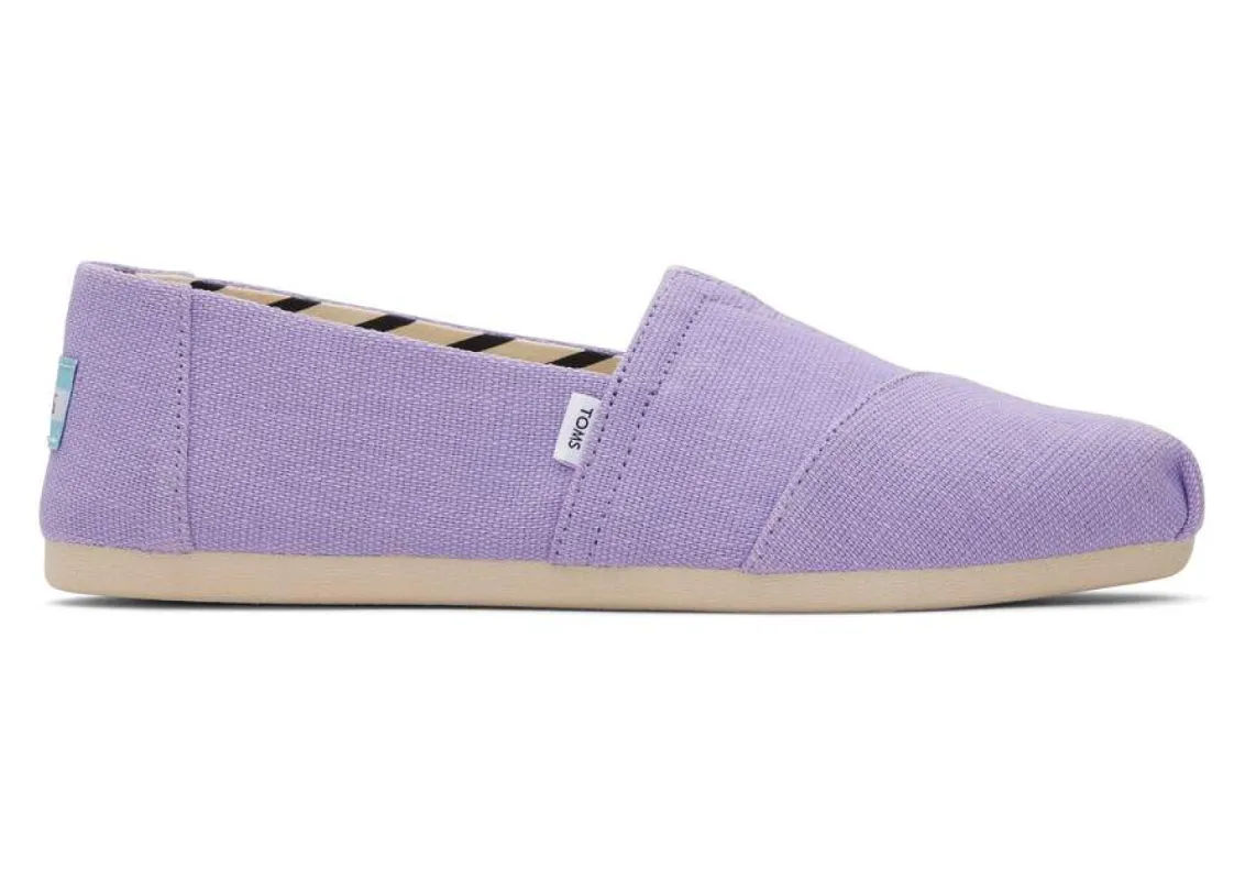 TOMS Womens Alpargata Vintage Heritage Espadrille - Purple sold by The Foot Factory