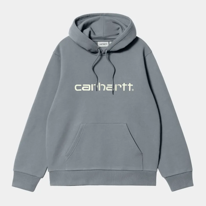 Carhartt WIP Mens Carhartt Hoodie - Dove Grey / Wax sold by The Foot Factory