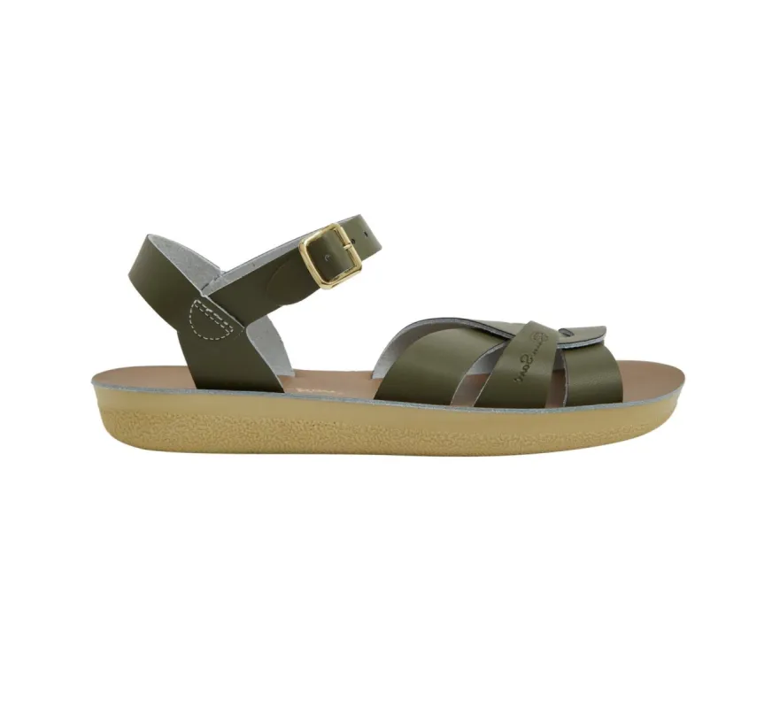 Salt Water Sandals Womens Swimmer Sandal - Olive Green made by The Foot Factory