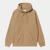 Carhartt WIP Mens Chase Hoodie - Peanut sold by The Foot Factory