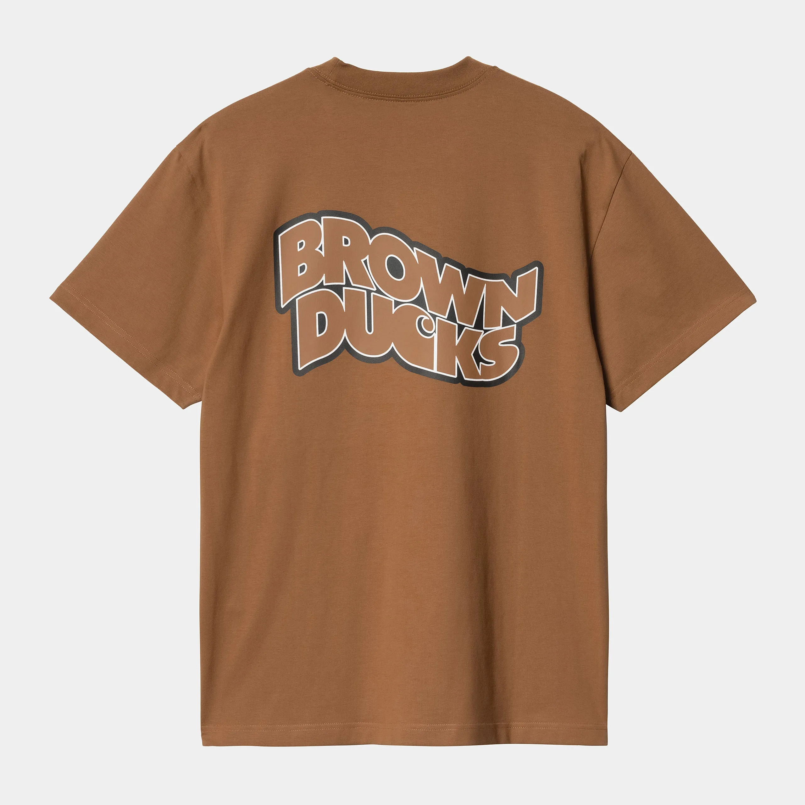 Carhartt WIP Mens Brown Ducks T-Shirt - Hamilton Brown sold by The Foot Factory product image thumbnail 2