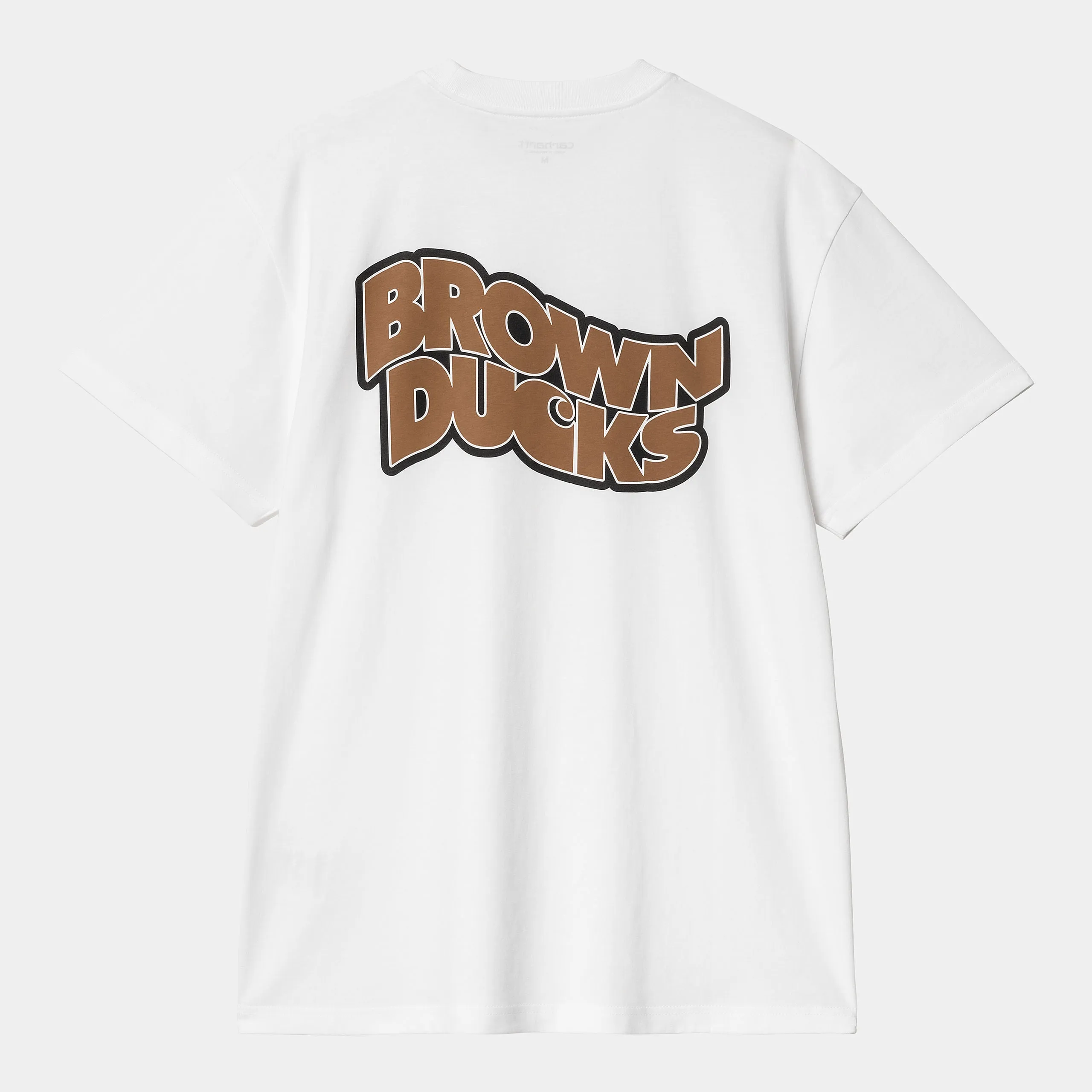 Carhartt WIP Mens Brown Ducks T-Shirt - White sold by The Foot Factory product image thumbnail 2