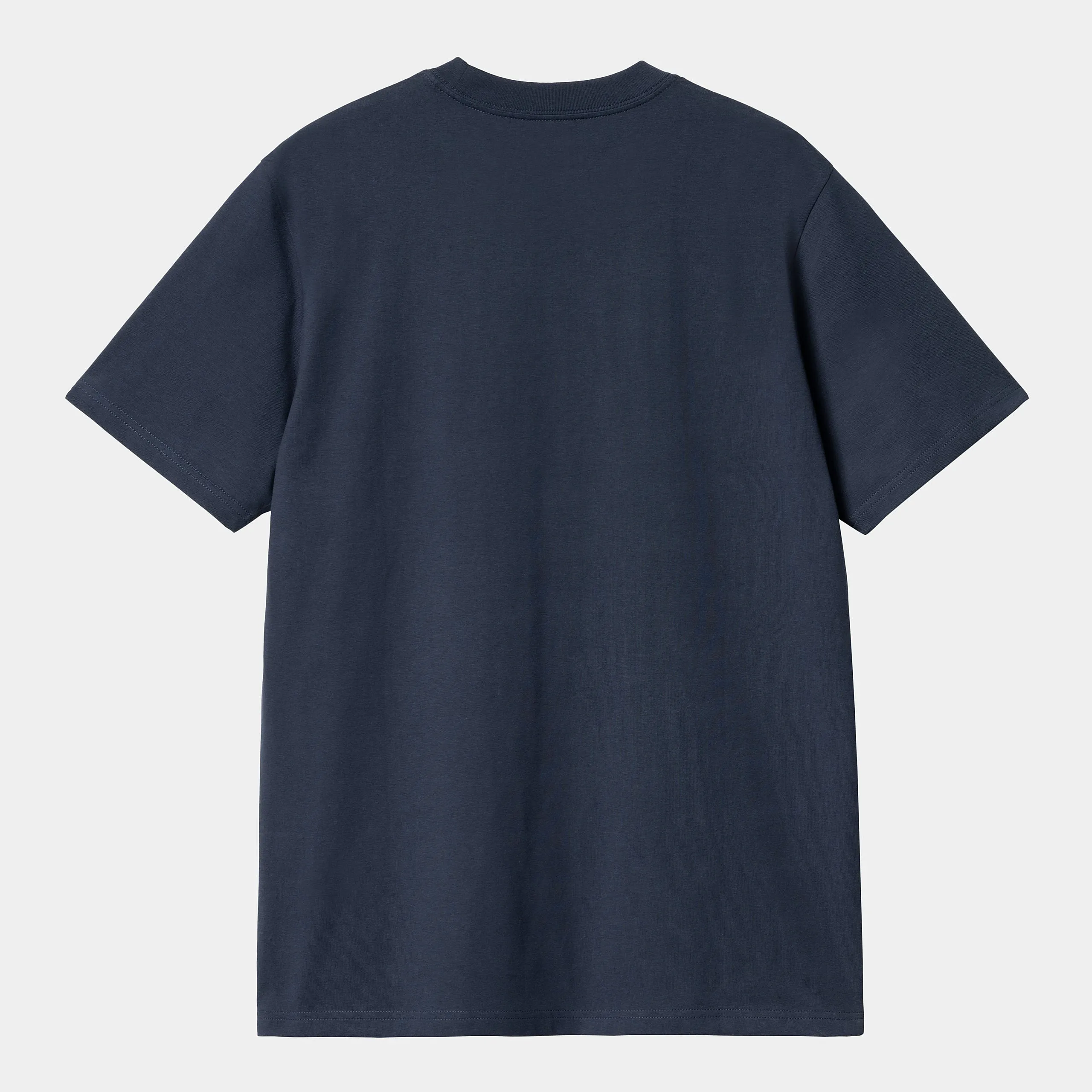 Carhartt WIP Mens Script Short Sleeve T-Shirt - Air Force Blue / Malbec sold by The Foot Factory product image thumbnail 2
