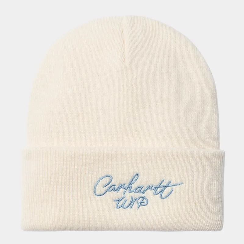 Carhartt WIP Unisex Signature Beanie - Natural sold by The Foot Factory