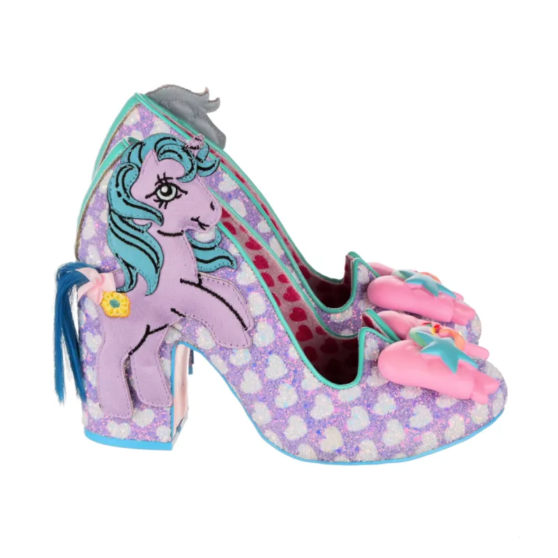 Irregular Choice Womens My Little Pony Mane Event High Heel - Pale Lilac sold by The Foot Factory