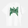 Carhartt WIP Mens Goo Short Sleeve T-Shirt - White sold by The Foot Factory