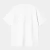 Carhartt WIP Mens Goo Short Sleeve T-Shirt - White sold by The Foot Factory