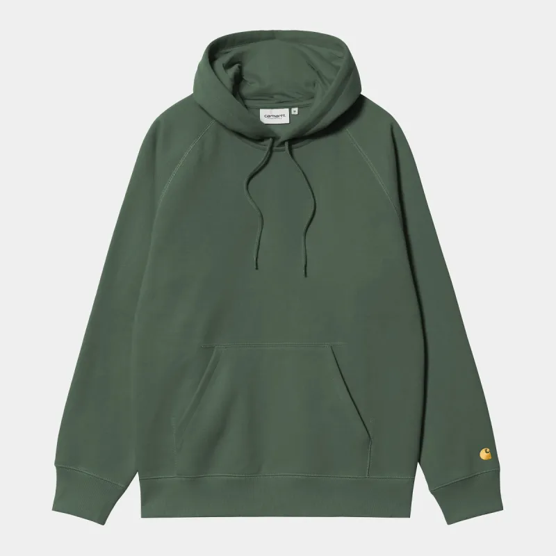 Carhartt WIP Mens Chase Hoodie - Sycamore Tree sold by The Foot Factory