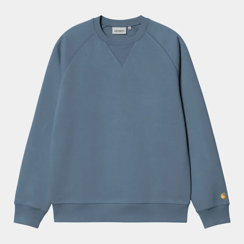 Carhartt WIP Mens Chase Sweat Top - Positano sold by The Foot Factory