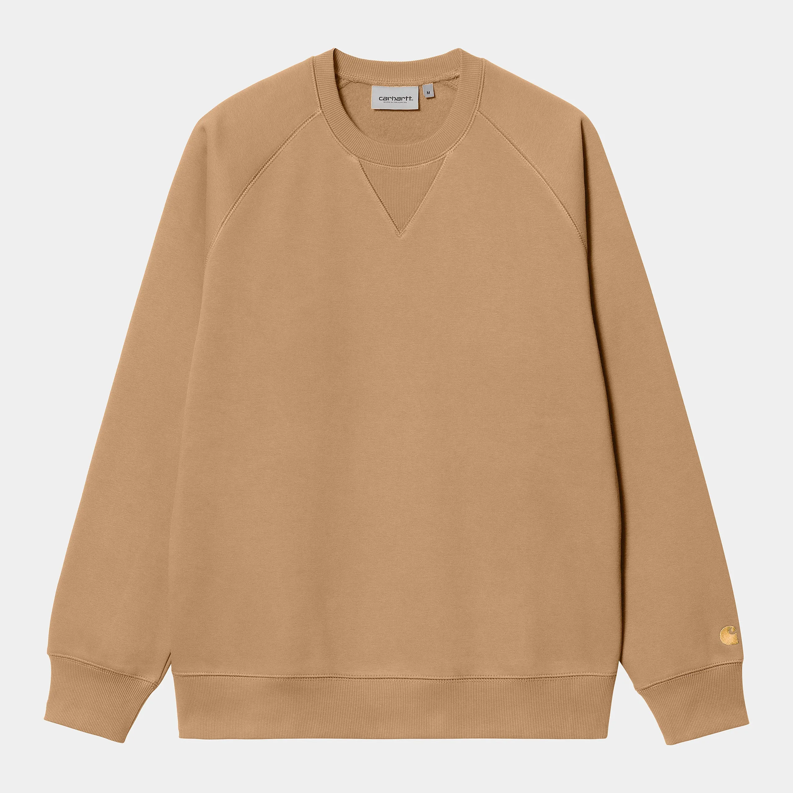 Carhartt WIP Mens Chase Sweat Top - Peanut sold by The Foot Factory