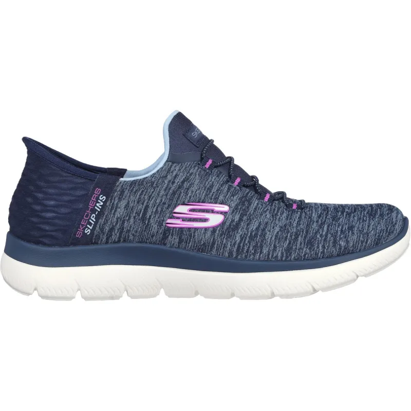 Skechers Womens Summits Dazzling Haze Trainers - Navy sold by The Foot Factory