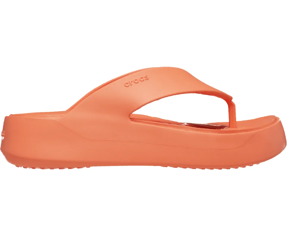 Crocs Unisex Getaway Platform Flip Flop - Sunkissed sold by The Foot Factory