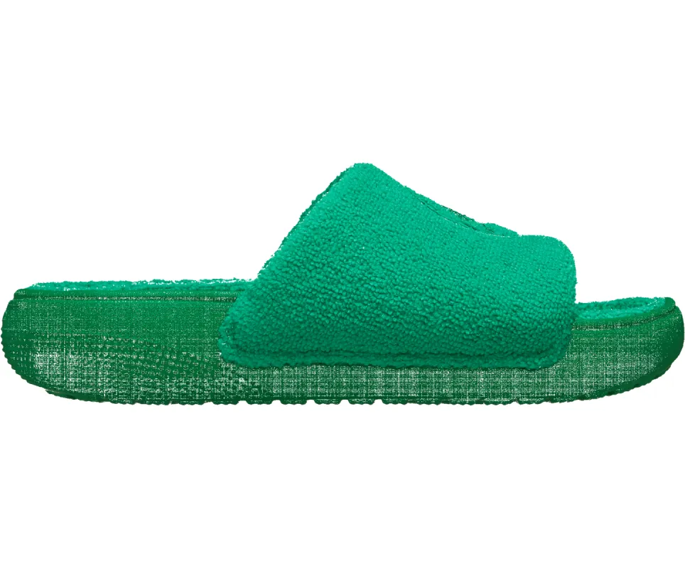 Crocs Unisex Classic Towel Slide - Green Ivy sold by The Foot Factory