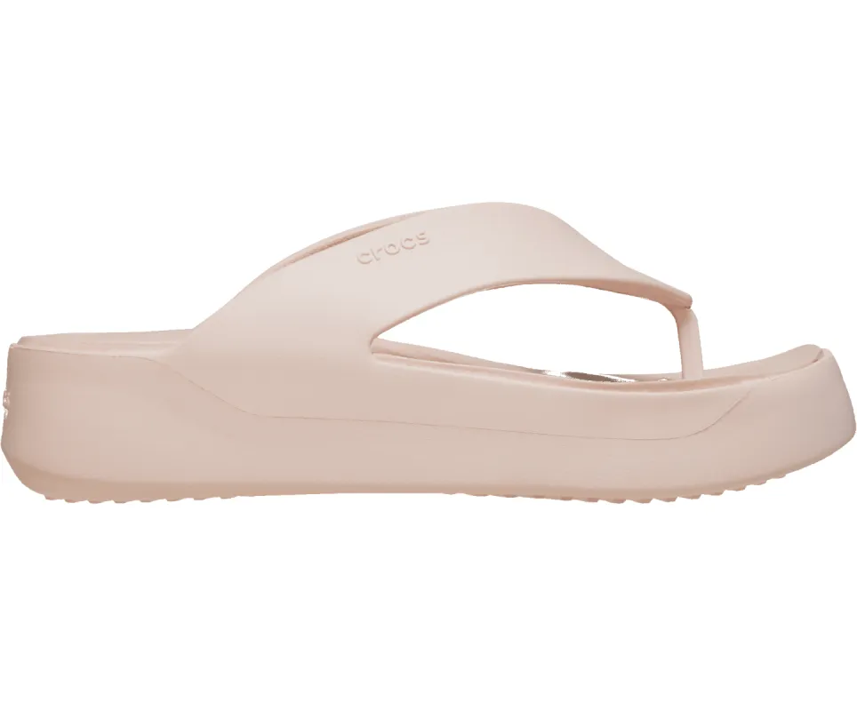 Crocs Unisex Getaway Platform Flip Flop - Pale Quartz sold by The Foot Factory