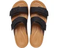 Crocs Womens Brooklyn Buckle Woven Sandal - Black sold by The Foot Factory