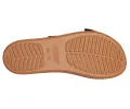 Crocs Womens Brooklyn Buckle Woven Sandal - Black sold by The Foot Factory